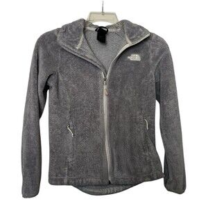 The North Face Womens Osito Fleece Jacket Gray Full Zipper Soft Size XS